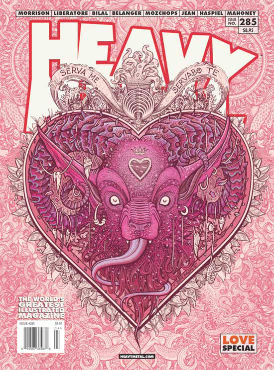 Heavy Metal Magazine #285 - Florian Bertmer cover