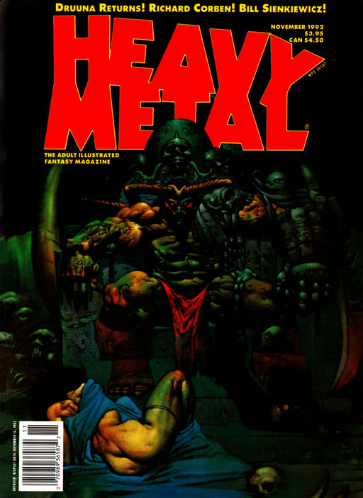 Heavy Metal Magazine November 1992 - Vol. 16 #4
