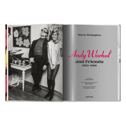 Steve Schapiro. Andy Warhol and Friends (English)
