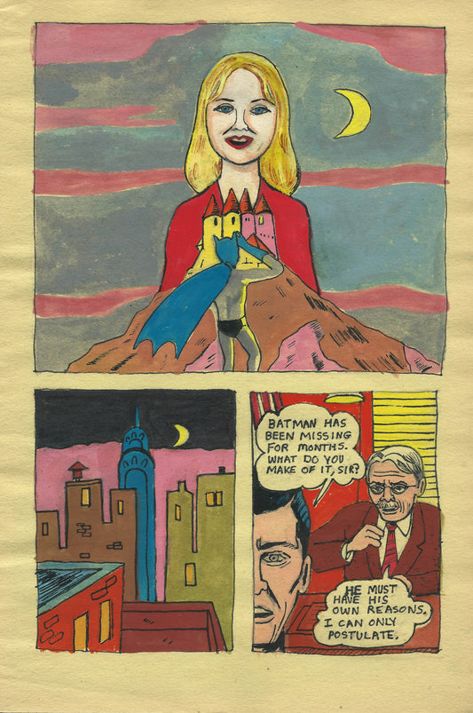 Bat-Man Is Lost In A Woods