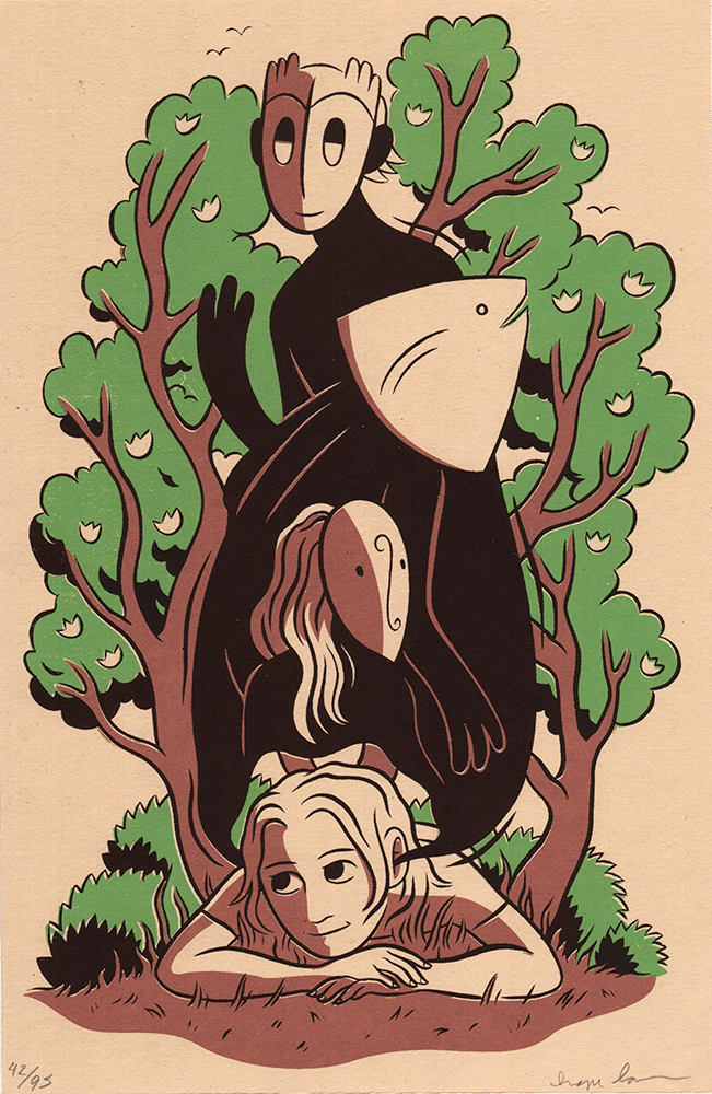 Salamander Dream Print