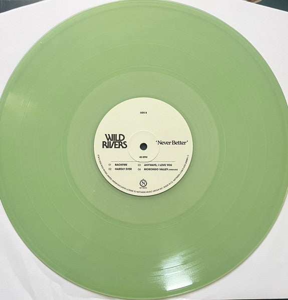 Wild Rivers - Never Better (COKE BOTTLE CLEAR VINYL) | Mint (M) Mint (M)