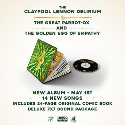 The Claypool Lennon Delirium - The Great Parrot-Ox And The Golden Egg Of Empathy (COMIC BOOK + CD) | Mint (M) Mint (M)