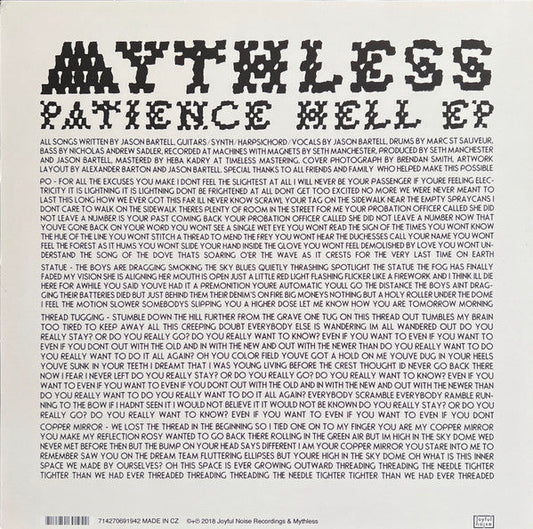 Patience Hell EP (VINYL) | Near Mint (NM) Near Mint (NM)