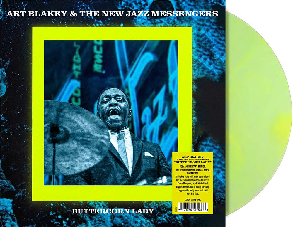 Art Blakey & The New Jazz Messengers - (PRESALE 6/19/26) Buttercorn Lady - Live At The Lighthouse, Hermosa Beach, 1966 (IEX LEMON LIME VINYL) | Mint (M) Mint (M)