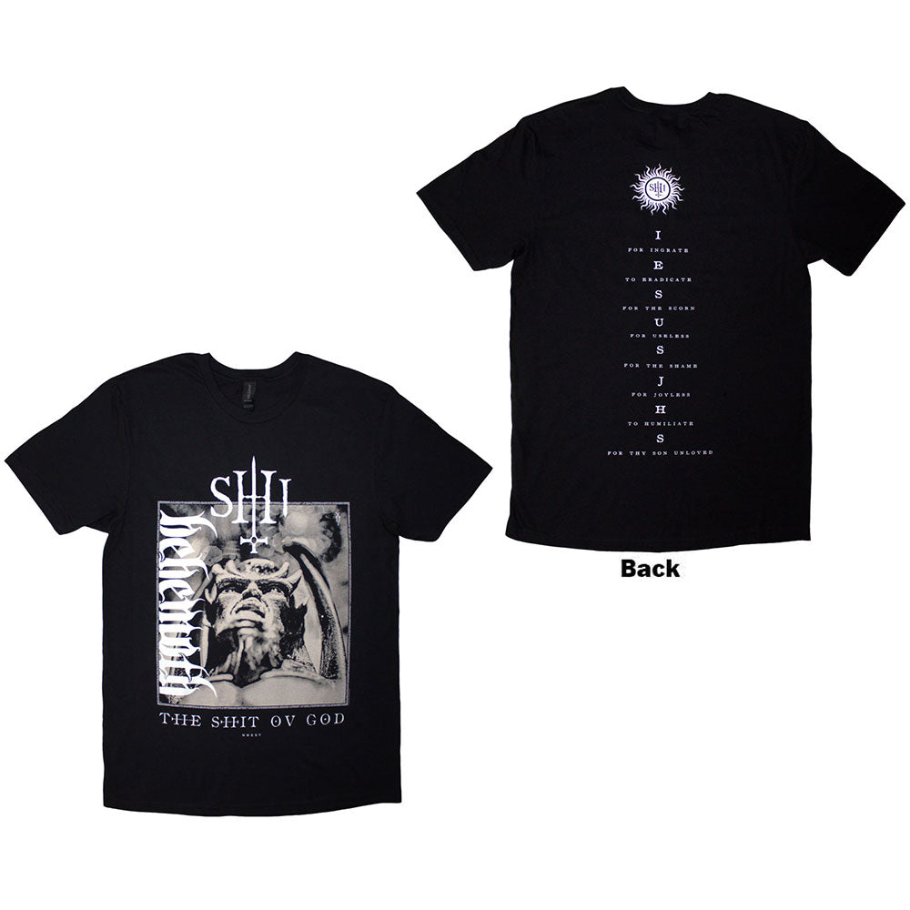 Behemoth - The Shit Ov God Vertical Logo Cover |
