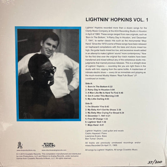 Vol. 1 : Clarity Music Sessions - April 1969 (VINYL) | Mint (M) Mint (M)