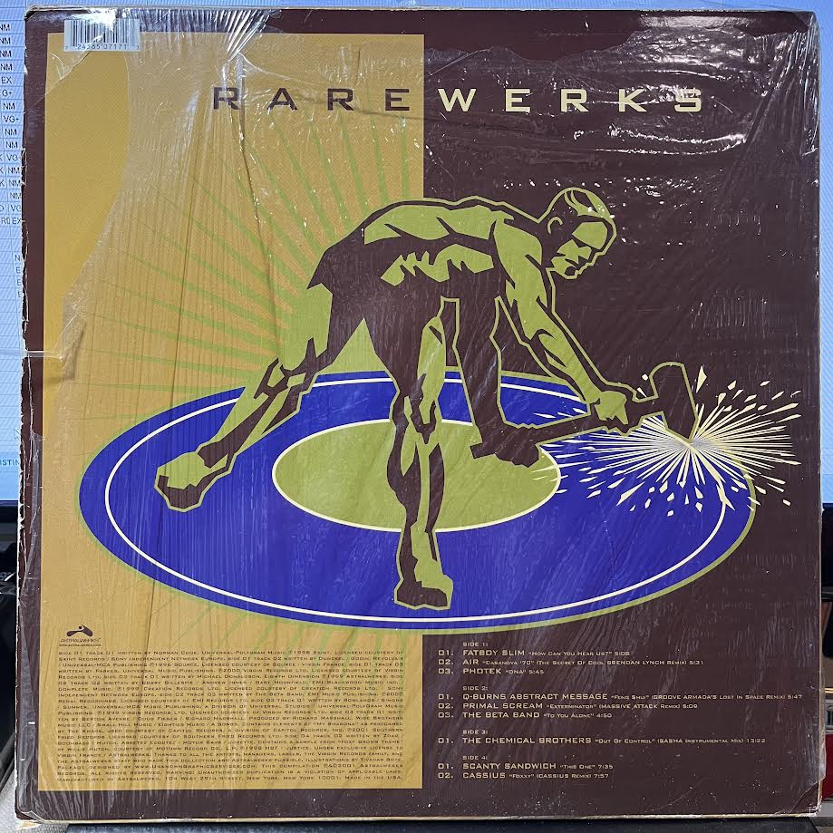 Various - Rarewerks (2x12" VINYL) | Excellent+ (EX+) Excellent (EX)