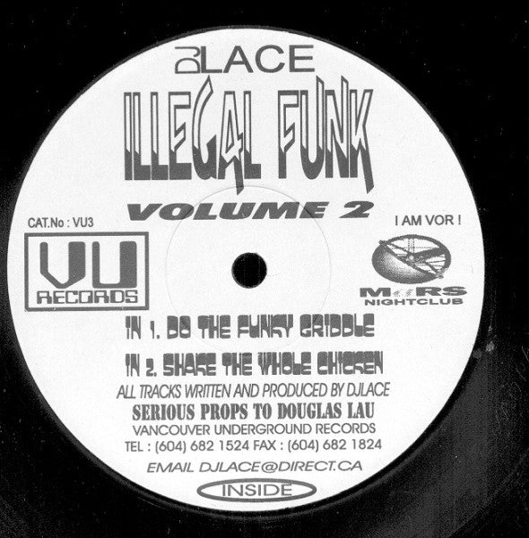 Illegal Funk Volume 2 (12" VINYL) | Very Good Plus (VG+) Generic