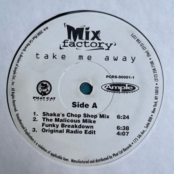 Mix Factory - Take Me Away (VINYL) | Very Good (VG) Generic