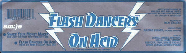 Dr. Walker - Flash Dancers On Acid (10" VINYL) | Very Good Plus (VG+) Very Good (VG)