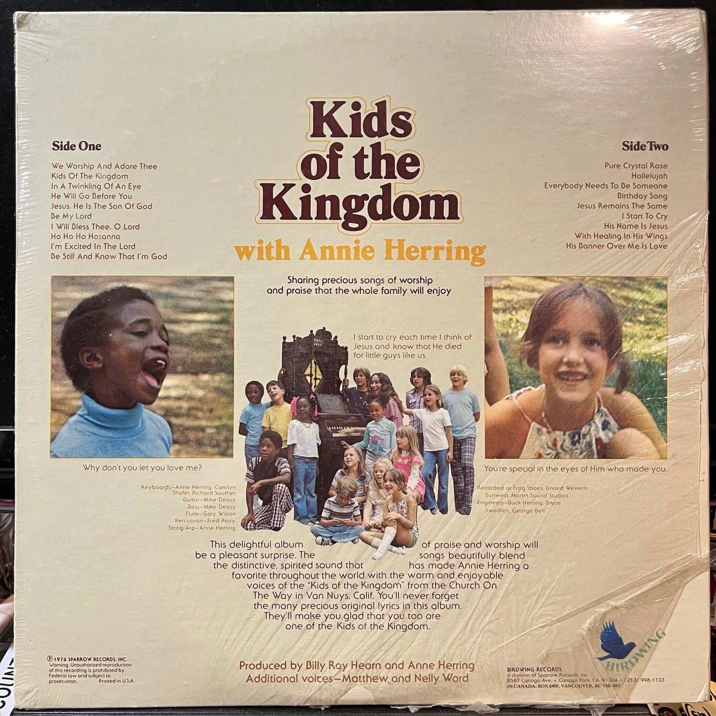 Kids Of The Kingdom - Sharing Songs Of Worship For All Ages (VINYL) | Mint (M) Near Mint (NM)