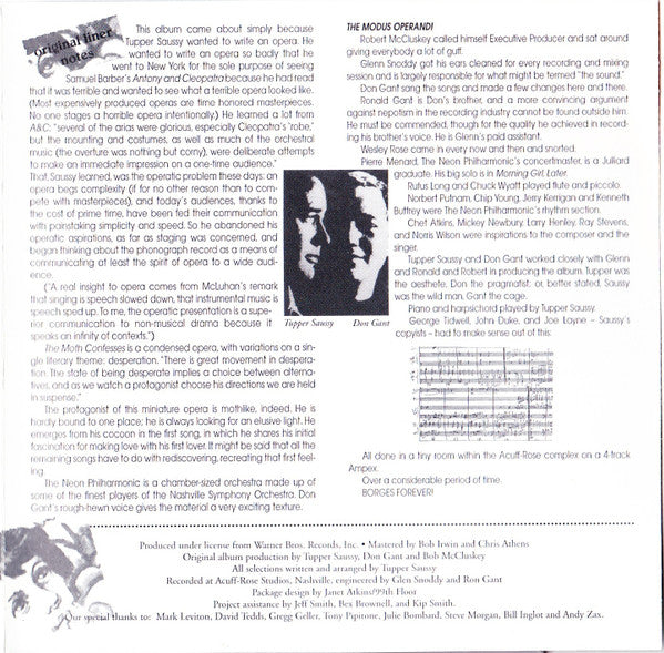 The Moth Confesses (CD) | Excellent+ (EX+) Excellent+ (EX+)
