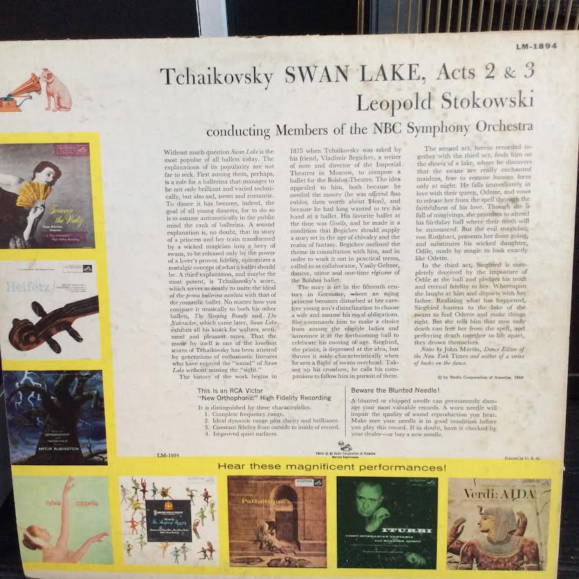 Pyotr Ilyich Tchaikovsky, Leopold Stokowski - Swan Lake Acts Il And Ill (VINYL) | Very Good Plus (VG+) Very Good Plus (VG+)
