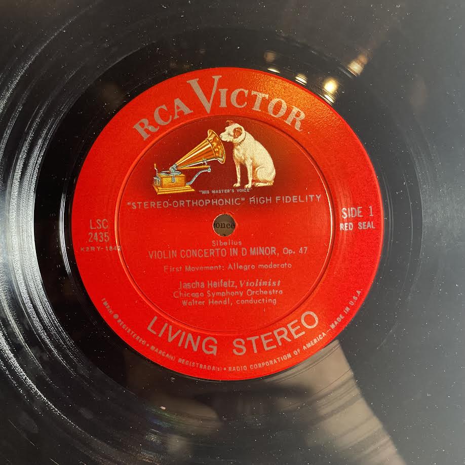 Jascha Heifetz - Violin Concerto (VINYL) | Excellent (EX) Excellent (EX)
