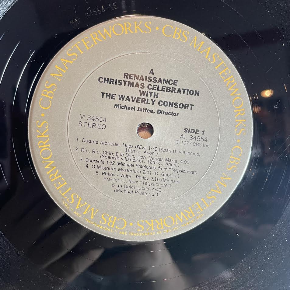 The Waverly Consort - A Renaissance Christmas Celebration With The Waverly Consort (VINYL) | Excellent (EX) Excellent (EX)