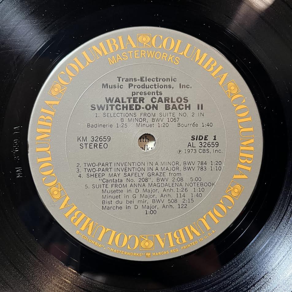 Walter Carlos - Switched-On Bach II (VINYL) | Near Mint- (NM-) Near Mint- (NM-)