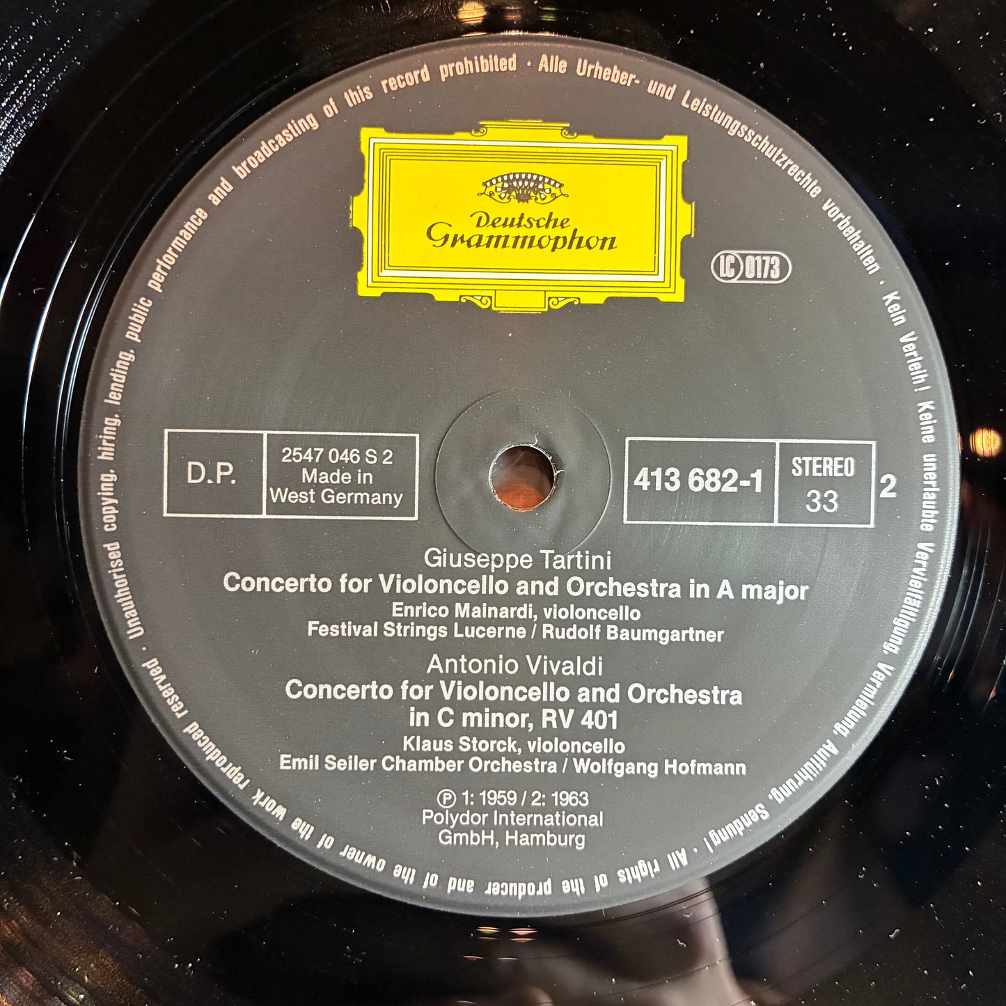 Antonio Vivaldi - The Baroque Cello - Concertos By Vivaldi • Boccherini & Tartini (VINYL) | Near Mint (NM or M-)