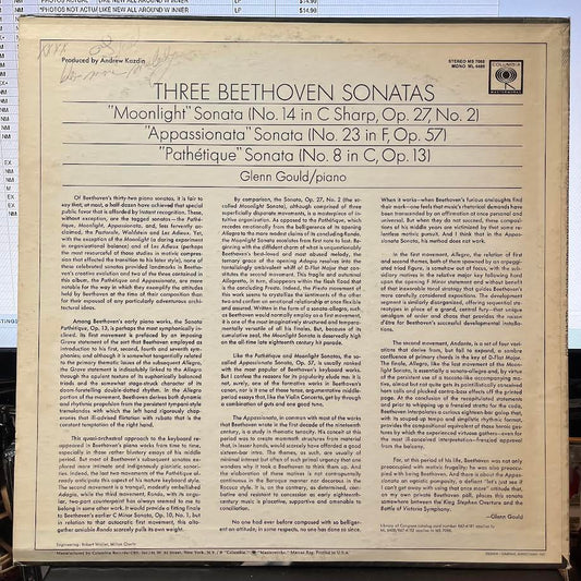 Ludwig van Beethoven - Moonlight / Appassionata / Pathétique Sonatas (VINYL) | Near Mint (NM) Near Mint (NM)