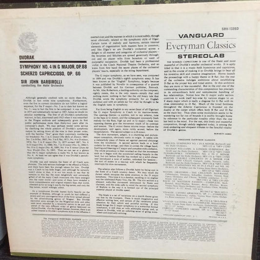 Dvorak Symphony No. 4 In G Major, Op. 88 / Scherzo Capriccioso, Op. 66 (VINYL) | Near Mint (NM or M-)