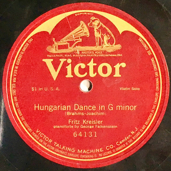 Hungarian Dance In G Minor (78RPM 10" RECORD) | Generic