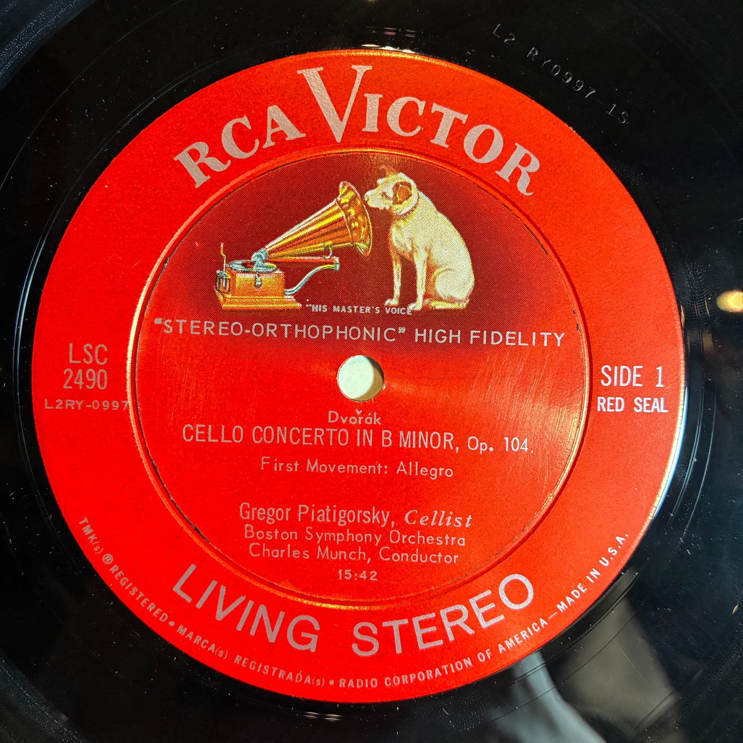 Antonín Dvořák - Cello Concerto (VINYL) | Very Good (VG) Very Good Plus (VG+)