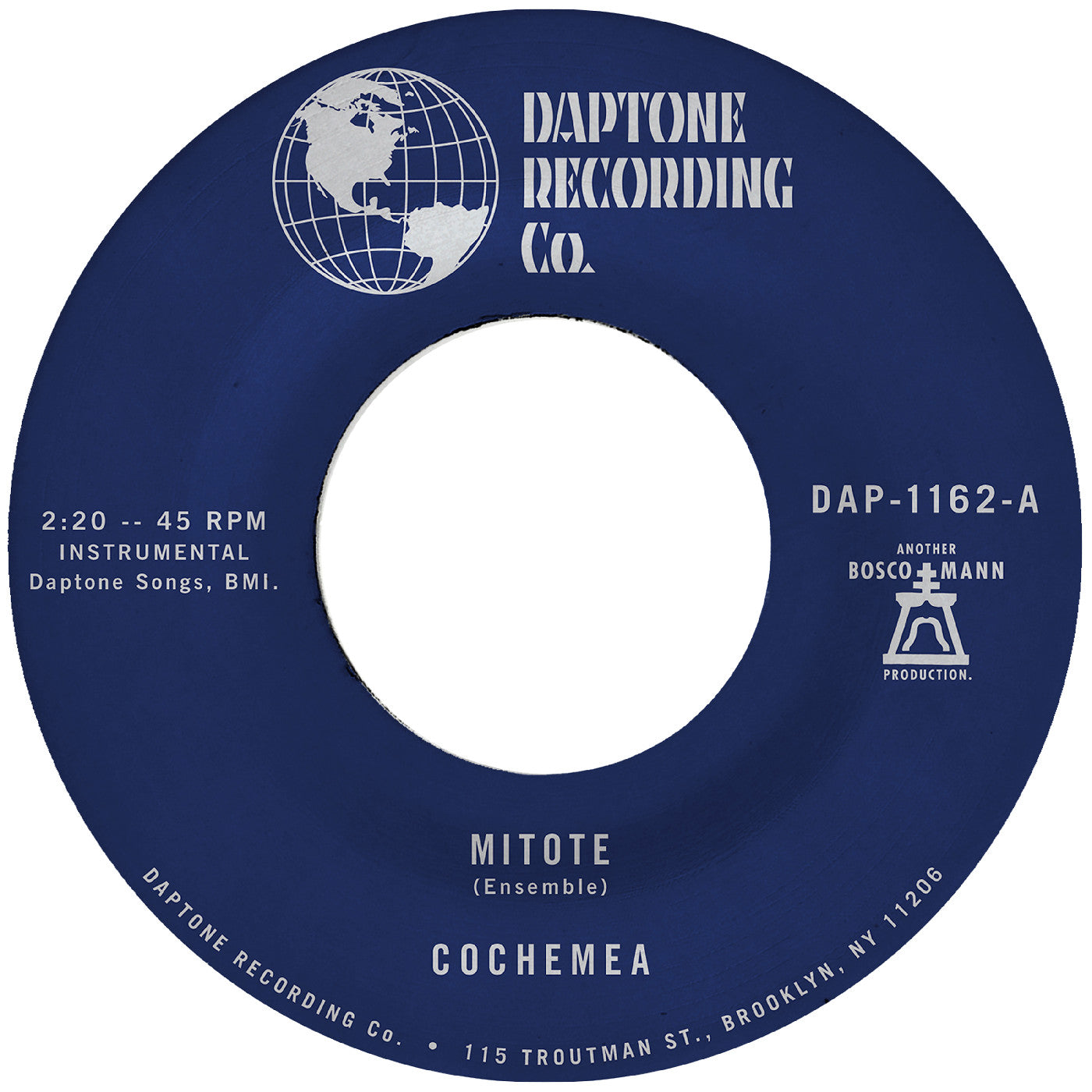 Cochemea - Mitote B/W Dilo (VINYL 7") | Mint (M) Mint (M)
