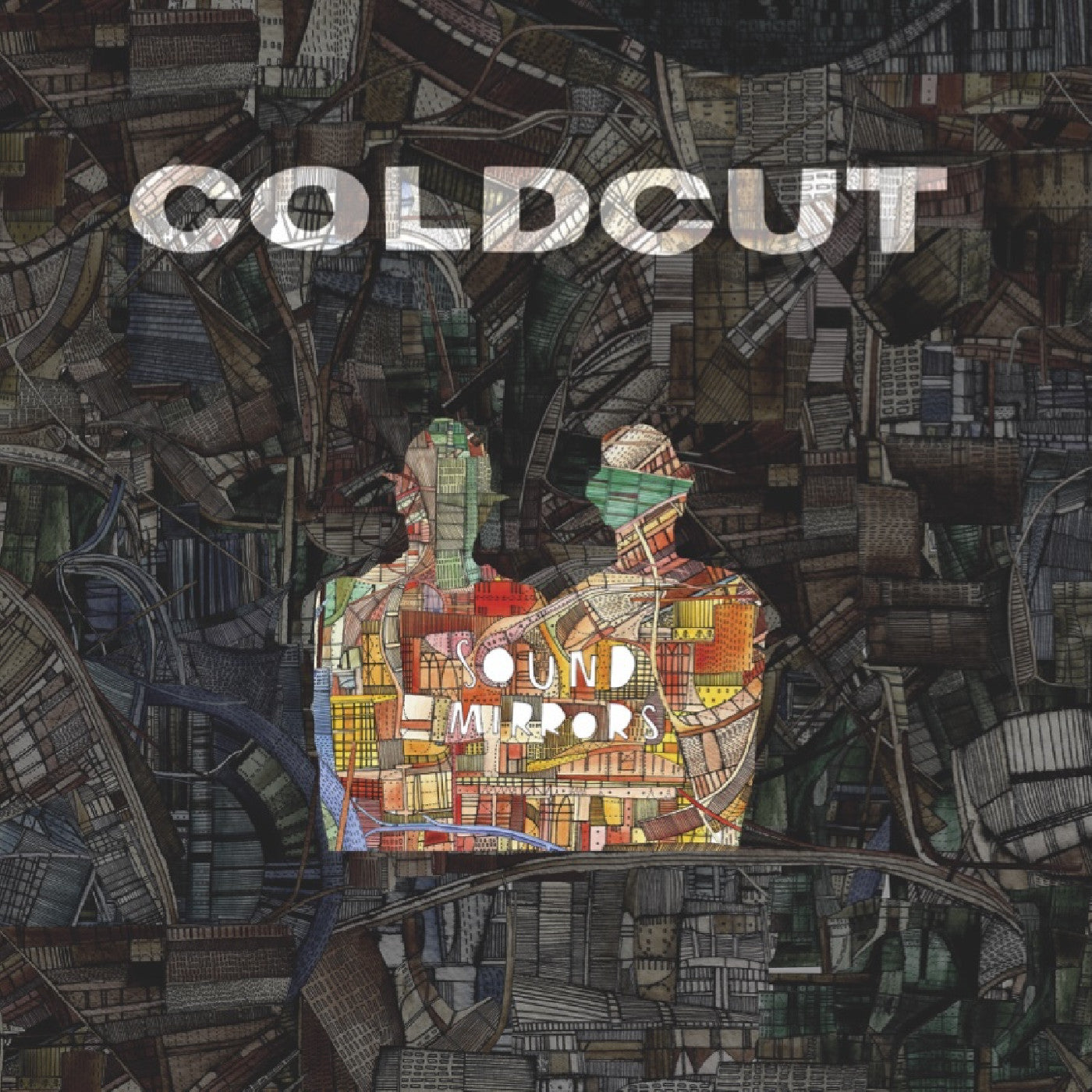 Coldcut - Sound Mirrors (2x Blue Green Orange Red Marble VINYL) | Mint (M) Mint (M)