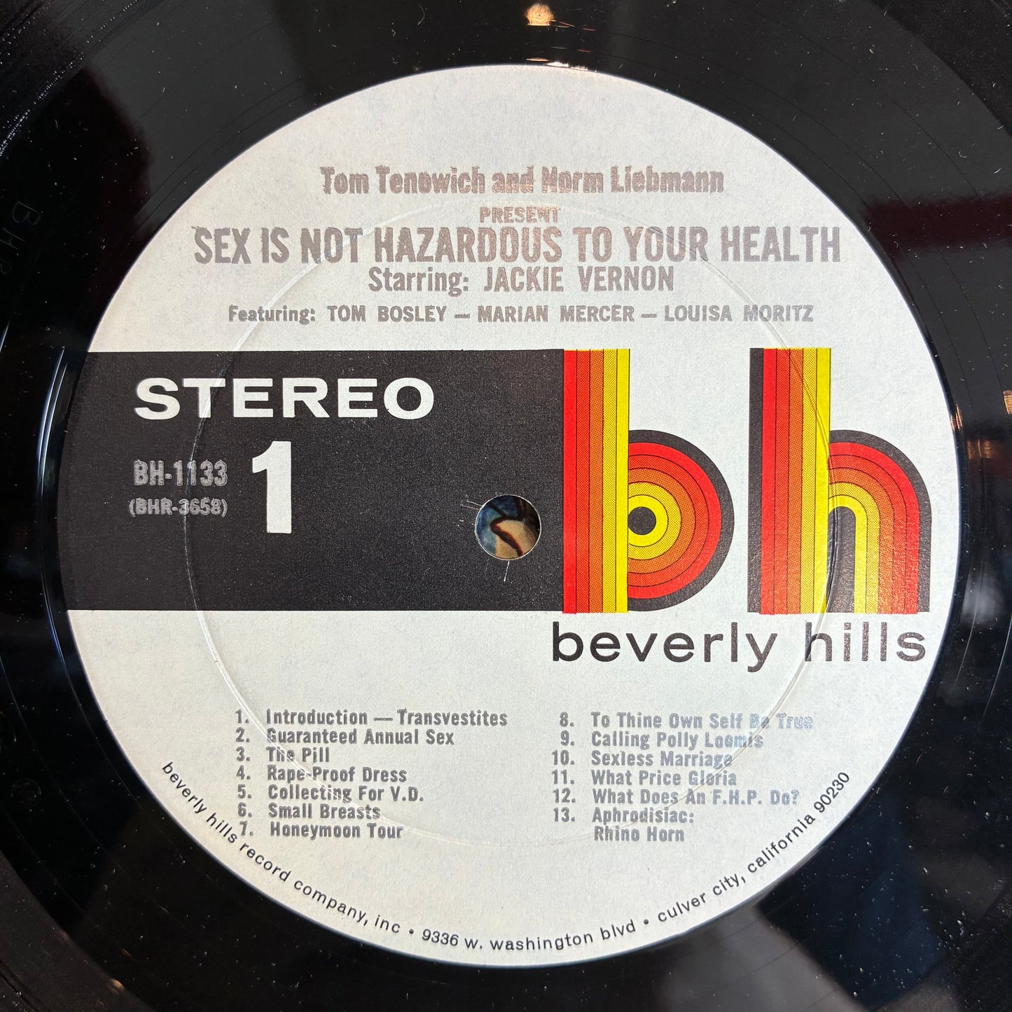 Jackie Vernon - Sex Is Not Hazardous To Your Health (VINYL) | Very Good Plus (VG+) Excellent (EX)