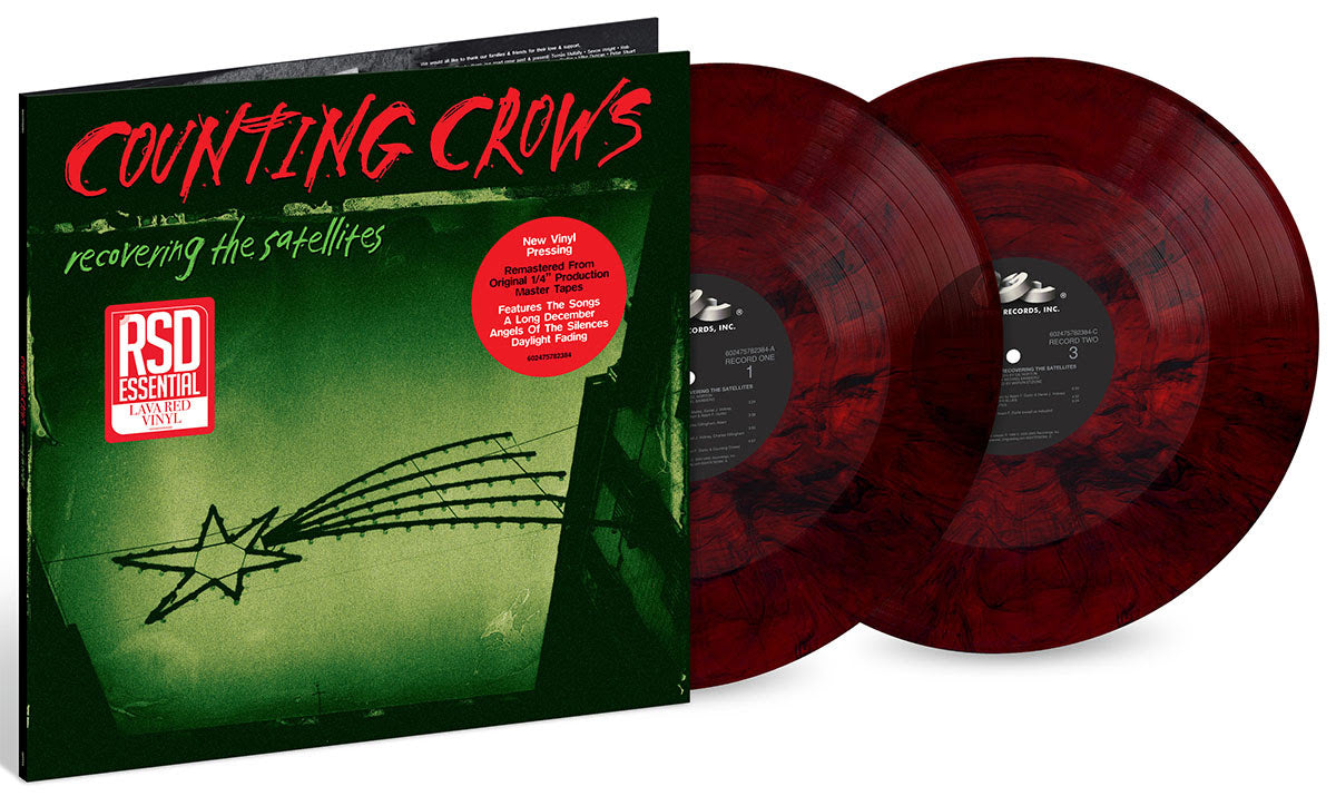 Counting Crows - (PRESALE 7/31/26) Recovering The Satellites (IEX RED REMASTERED 2xVINYL) | Mint (M) Mint (M)