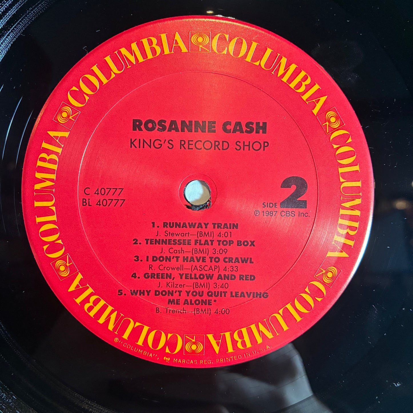Rosanne Cash - King's Record Shop (VINYL) | Near Mint (NM or M-)
