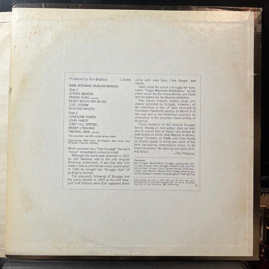 Earl Scruggs - Dueling Banjos (VINYL) | Near Mint (NM) Excellent+ (EX+)