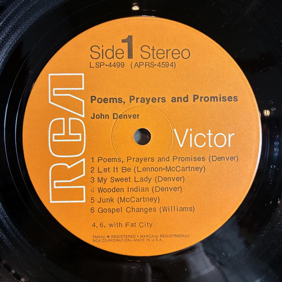 John Denver - Poems, Prayers & Promises (VINYL) | Near Mint (NM or M-) Excellent (EX)