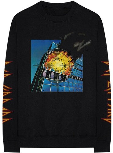 Pyromania Black Unisex Long Sleeve T-shirt Large |