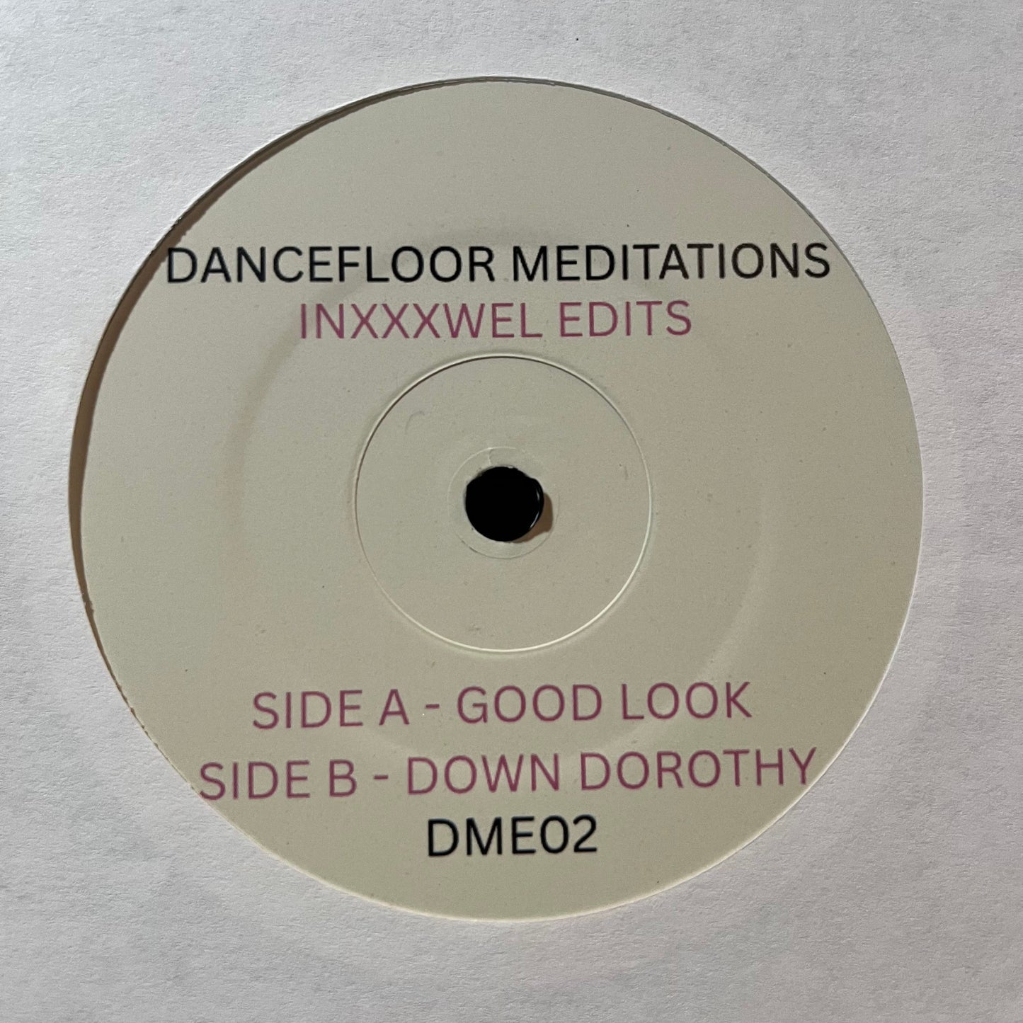 Inxxxwel Edits / Dancefloor Meditations - Good Luck / Down Dorothy (7" VINYL) | Mint (M) Generic