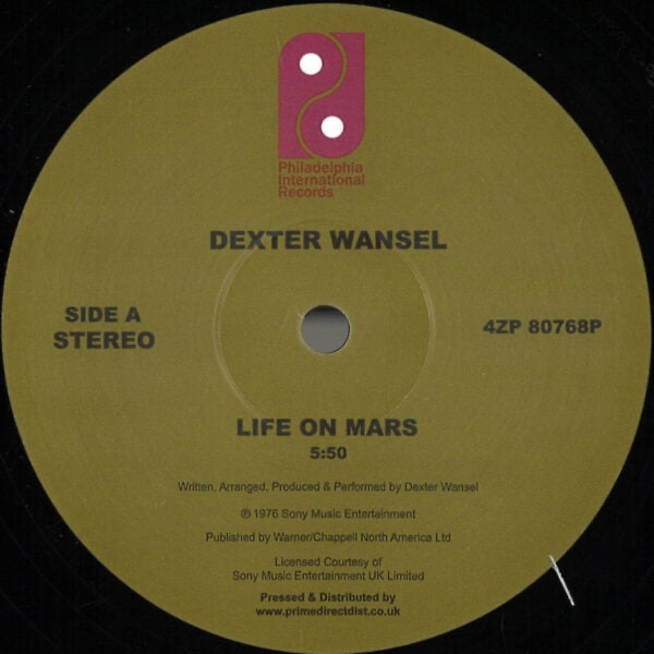 Dexter Wansel - Life On Mars / The Sweetest Pain (VINYL) | Mint (M) Mint (M)
