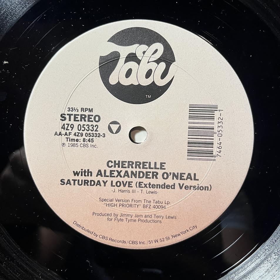 Cherrelle - Saturday Love (12" Extended Dance Version) (VINYL) | Excellent+ (EX+) Near Mint (NM)