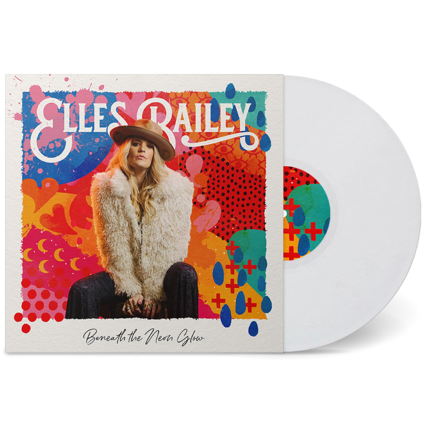 Elles Bailey - Beneath The Neon Glow (White VINYL) | Mint (M) Mint (M)