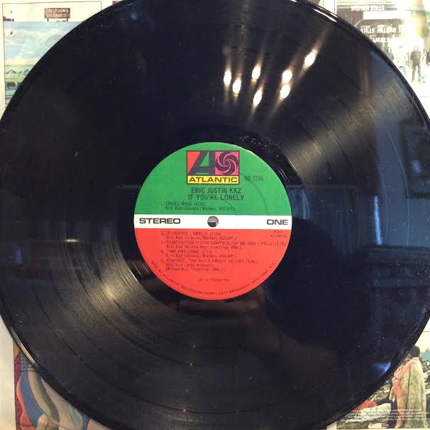 Eric Kaz - If You're Lonely (VINYL) | Near Mint- (NM-) Very Good Plus (VG+)