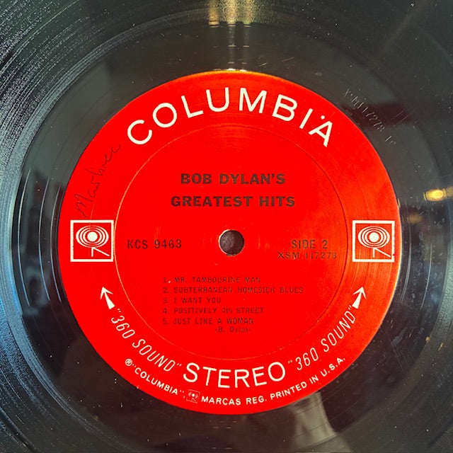 Bob Dylan - Bob Dylan's Greatest Hits (VINYL) | Very Good Plus (VG+) Very Good Plus (VG+)