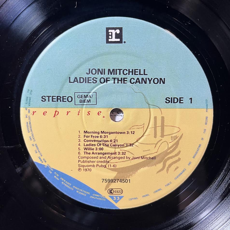 Ladies Of The Canyon (VINYL) | Very Good Plus (VG+) Near Mint (NM)