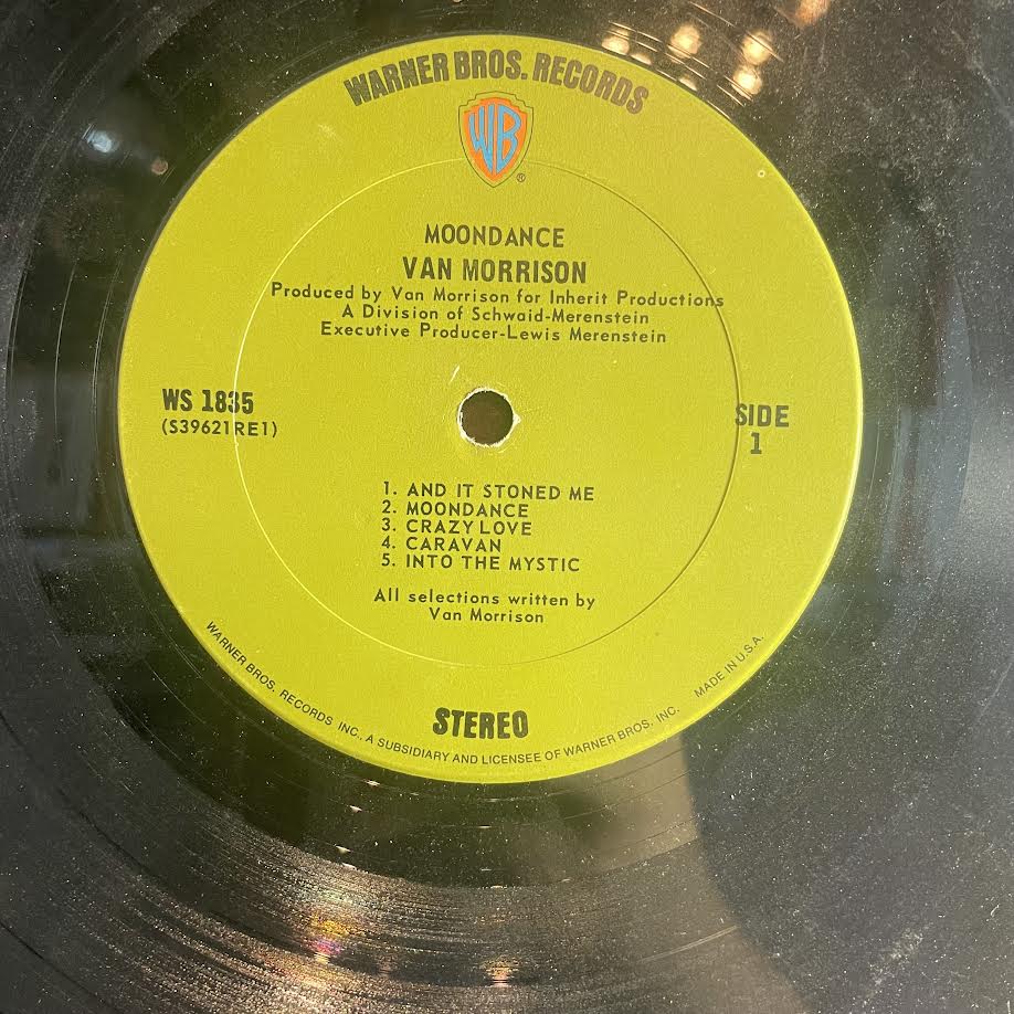 Van Morrison - Moondance (VINYL) | Very Good Plus (VG+) Good Plus (G+)