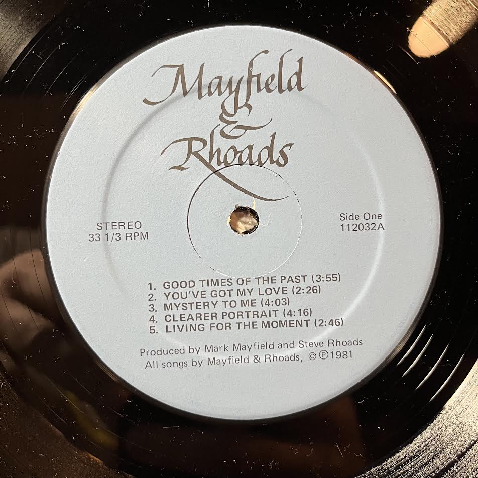 Mayfield & Rhoads - Mayfield & Rhoads (VINYL) | Very Good Plus (VG+) Near Mint (NM)