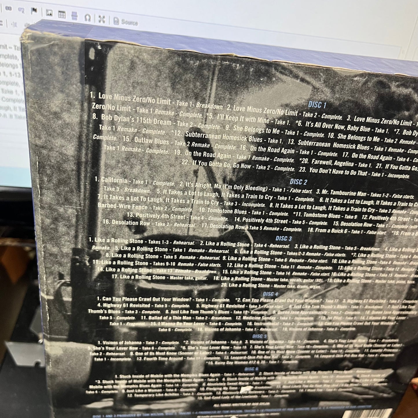 Bob Dylan - The Cutting Edge 1965 – 1966 (CD BOX & BOOK) | Very Good Plus (VG+) Very Good Plus (VG+)