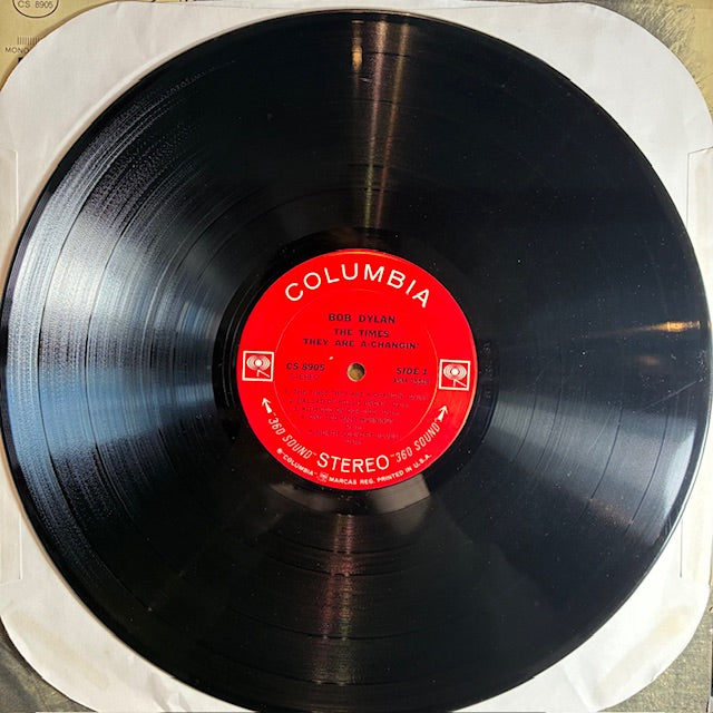 Bob Dylan - The Times They Are A-Changin' (VINYL) | Very Good (VG) Very Good Plus (VG+)