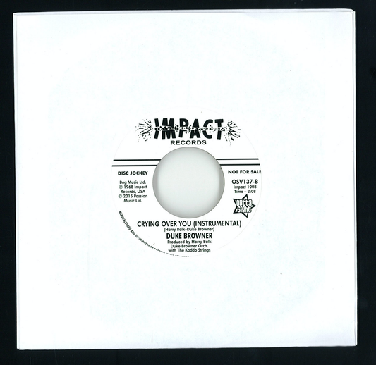 Duke Browner - Crying Over You (VINYL 7") | Mint (M) Mint (M)
