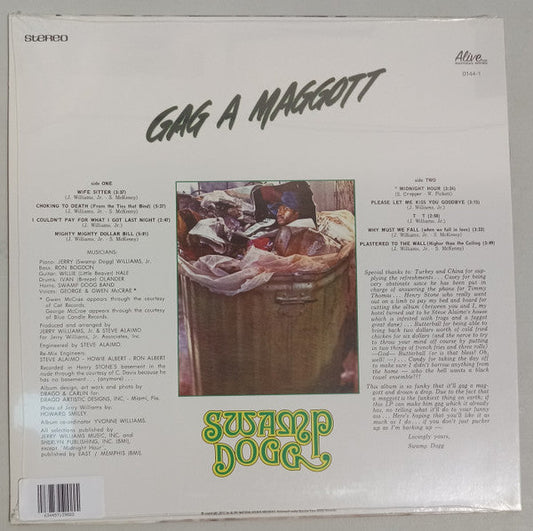 Swamp Dogg - Gag A Maggot (COLOR VINYL) | Mint (M) Mint (M)