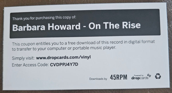 Barbara Howard - On The Rise (VINYL) | Mint (M) Mint (M)