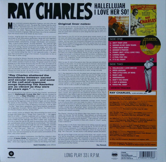 Ray Charles - Hallelujah I Love Her So! (VINYL) | Mint (M) Mint (M)