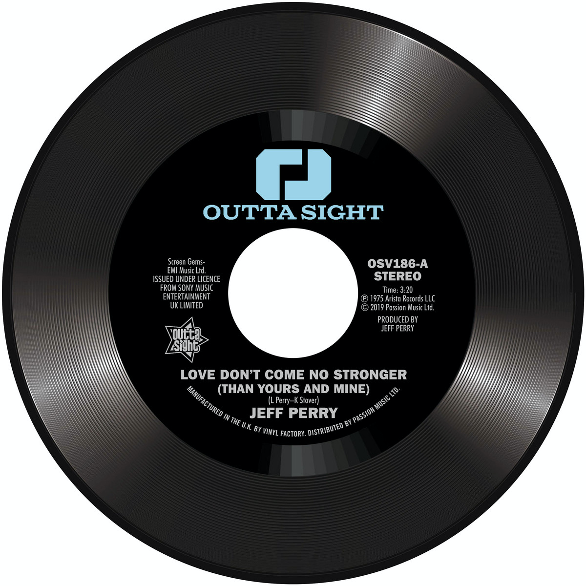 Jeff Perry / Mandrill - Love Don't Come No Stronger / Too Late (VINYL 7") | Mint (M) Mint (M)